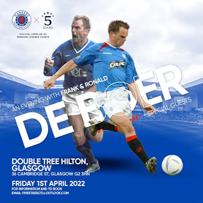 An Evening with Frank deBoer, Ronald deBoer and Special Guests 1st of April