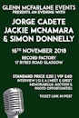 An Evening with Simon Donnelly, Jackie McNamara and Jorge Cadete