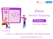 Attend for free demo on Advanced Java online training by experts