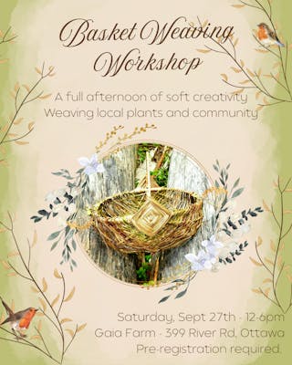 Basket Weaving Workshop
