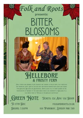 Bitter Blossoms – Hellebore and Frosty Fern