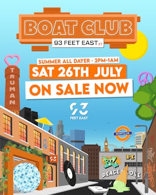 Boat Club @ 93 Feet East - 26 July