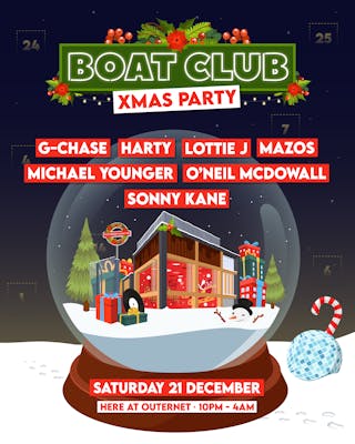 Boat Club X-Mas Party @ Here at Outernet