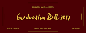 Edinburgh Napier University Graduation Ball 2019
