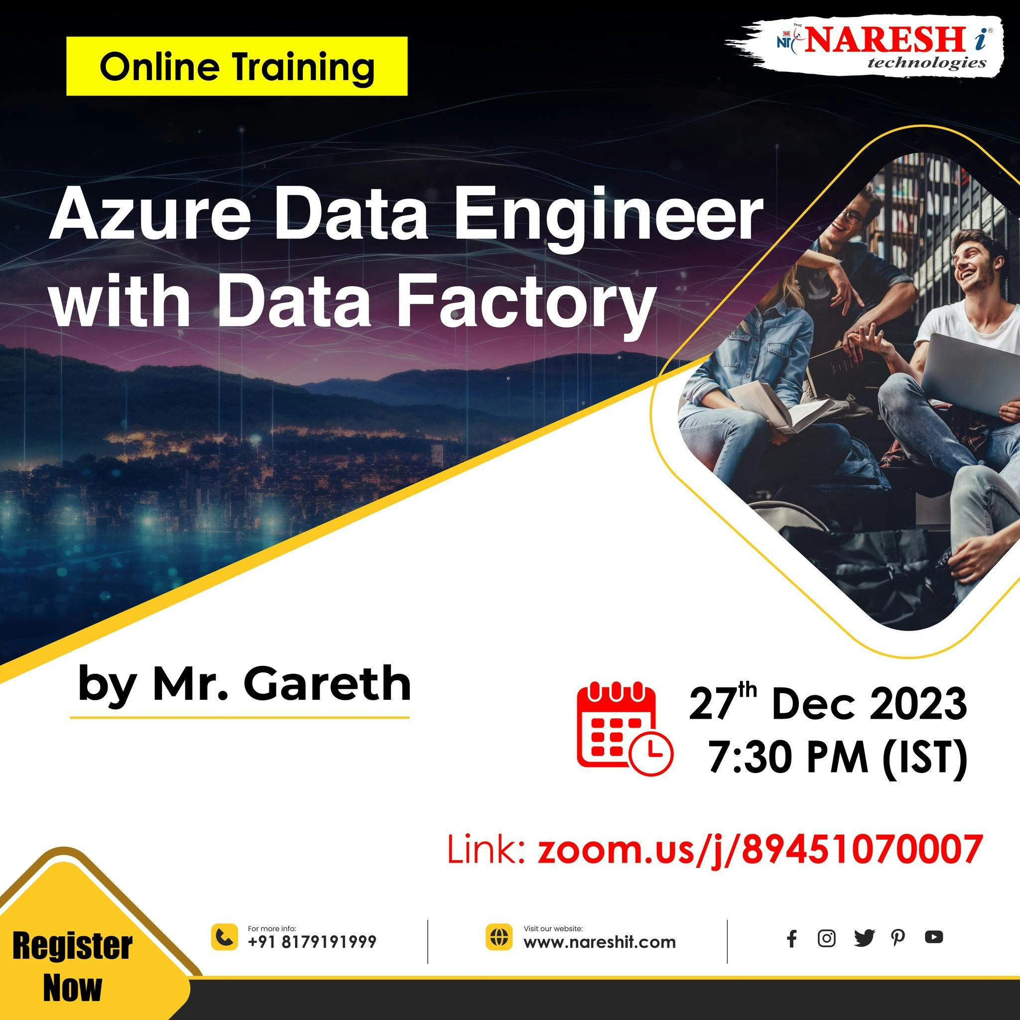 Azure data best sale factory online training