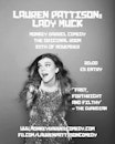 Lauren Pattison: Lady Muck Tour