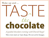 Chocolate Tasting Event