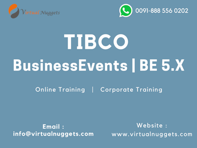 TIBCO BE | BusinessEvents Online Training