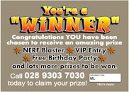 You're a "Winner" Ticket (NERF)
