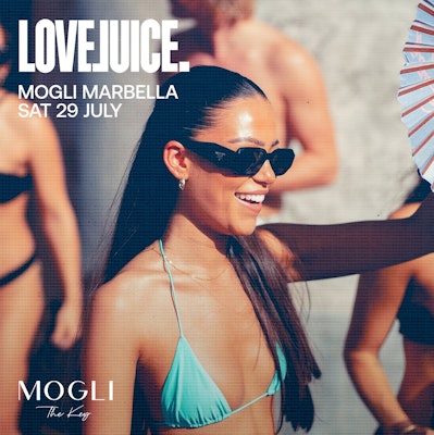 LoveJuice Pool Party at Mogli Marbella - Sat 29 July '23