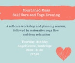 Nourished Mums Self Care and Yoga evening