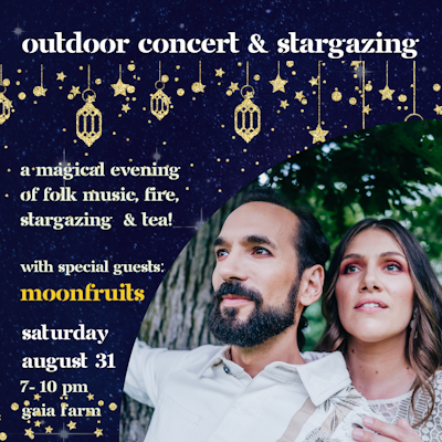 Outdoor MOONFRUITS Concert & Stargazing Party!