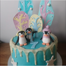 Penguin drip cake - 24th January
