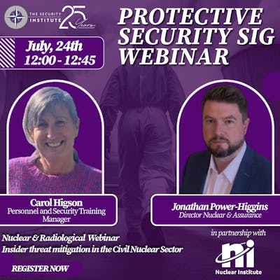 PROSSIG: Nuclear & Radiological  Webinar