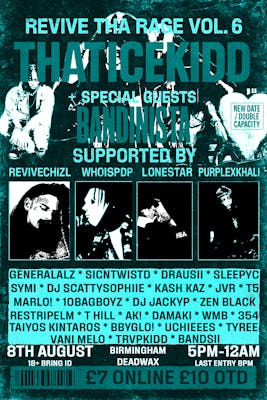 REVIVECHIZL PRESENTS: REVIVE THA RAGE VOL.6: THATICEKIDD + SPECIAL GUESTS