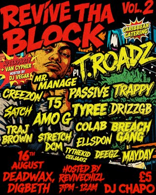 REVIVECHIZL & TYREE PRESENT: REVIVE THA BLOCK VOL. 2 X T.ROADZ