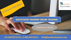 Servicenow online training demo