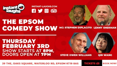 Stand up comedy in Epsom