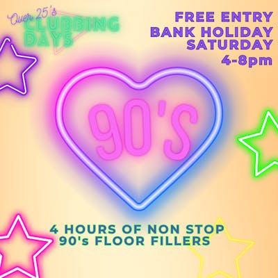 Ultimate 90's Bank Holiday weekender