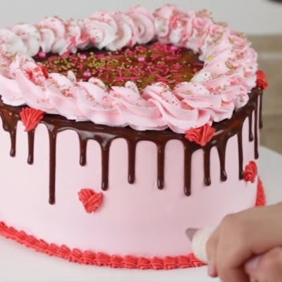 NEW: Valentine's Drip Cake - 12th February