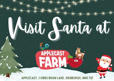 Visit Santa at AppleCast Farm!